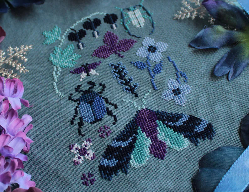 Twilight Nature Walk by Sprouting Lupine Cross Stitch Pattern