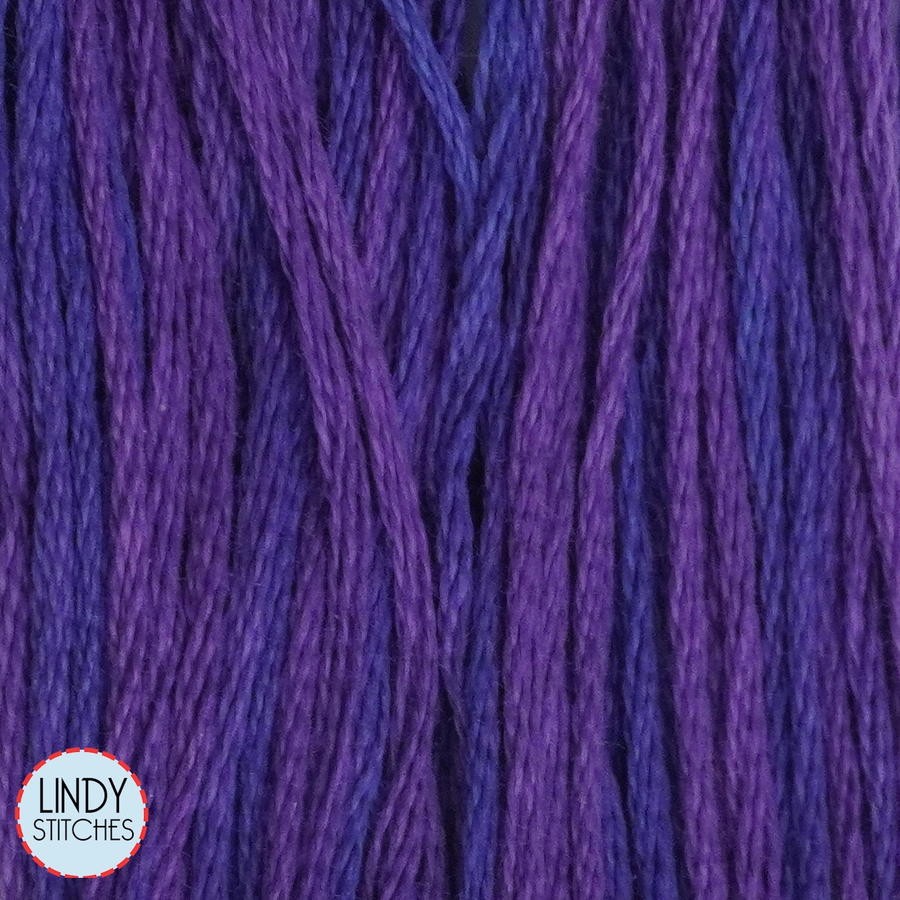 Ultraviolet Weeks Dye Works Floss Hand Dyed Cotton Skein 2336