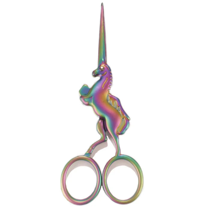 Unicorn Embroidery Scissors Stainless Steel