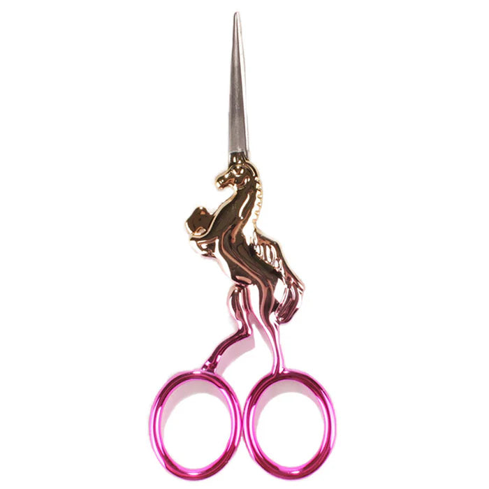 Unicorn Embroidery Scissors Stainless Steel