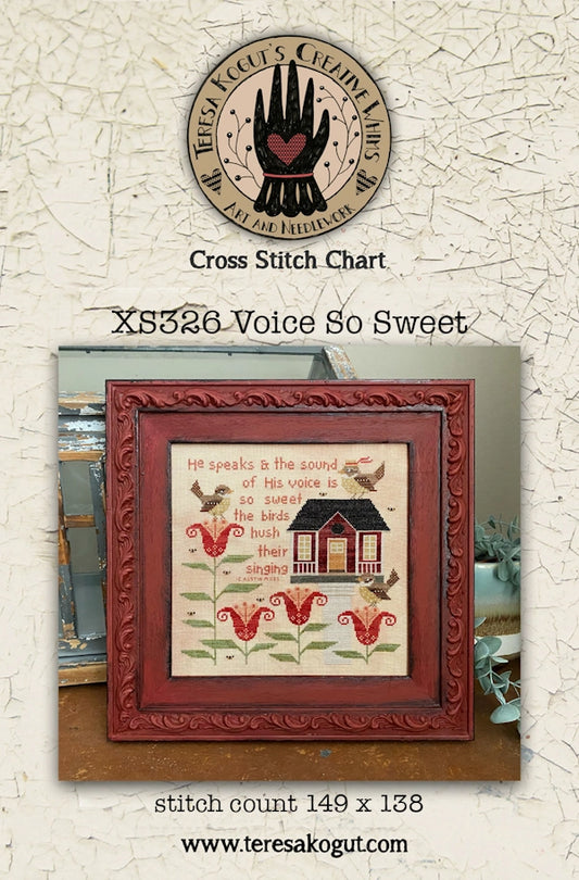 Voice So Sweet  by Teresa Kogut Cross Stitch Pattern Physical Copy