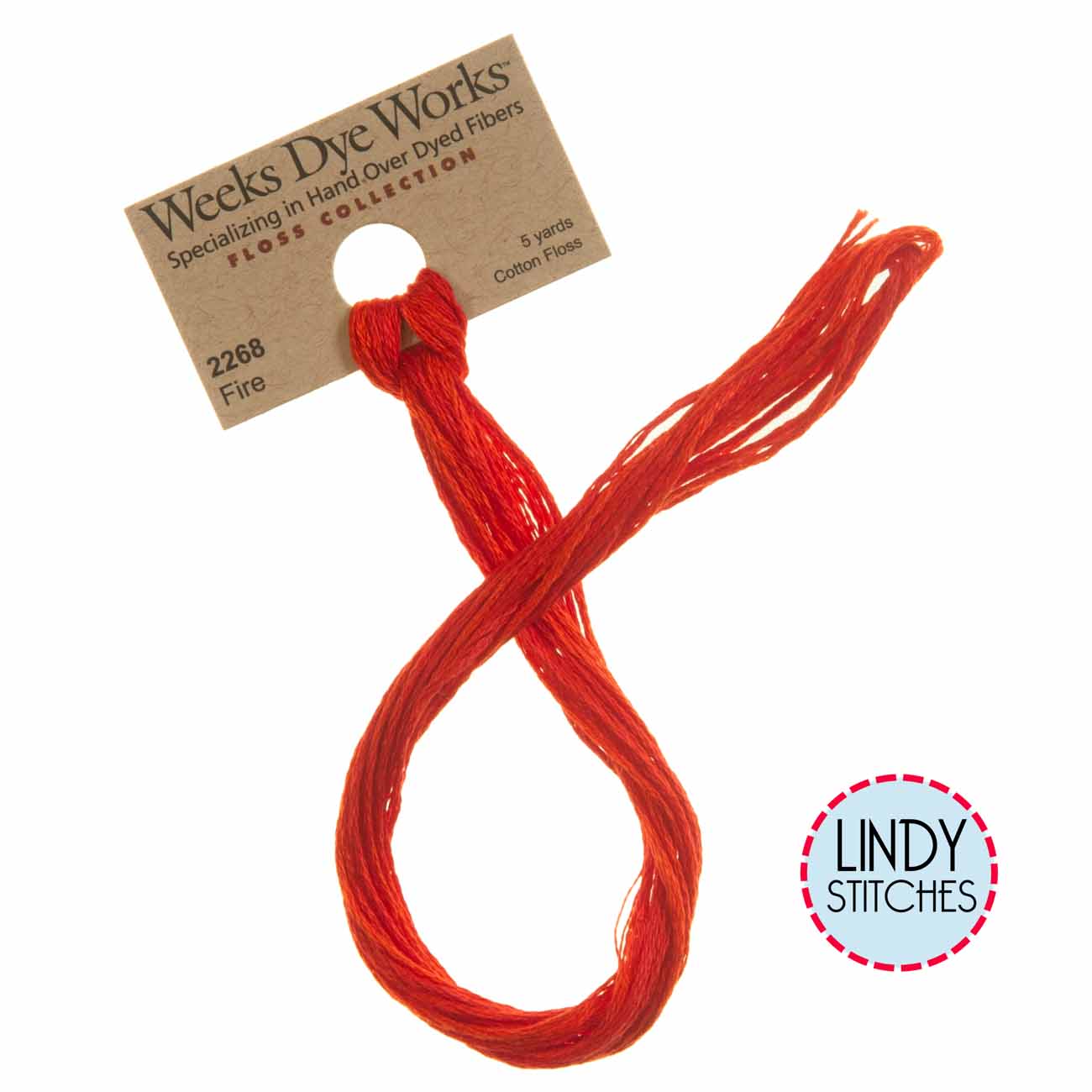 Fire Weeks Dye Works Floss Hand Dyed Cotton Skein 2268