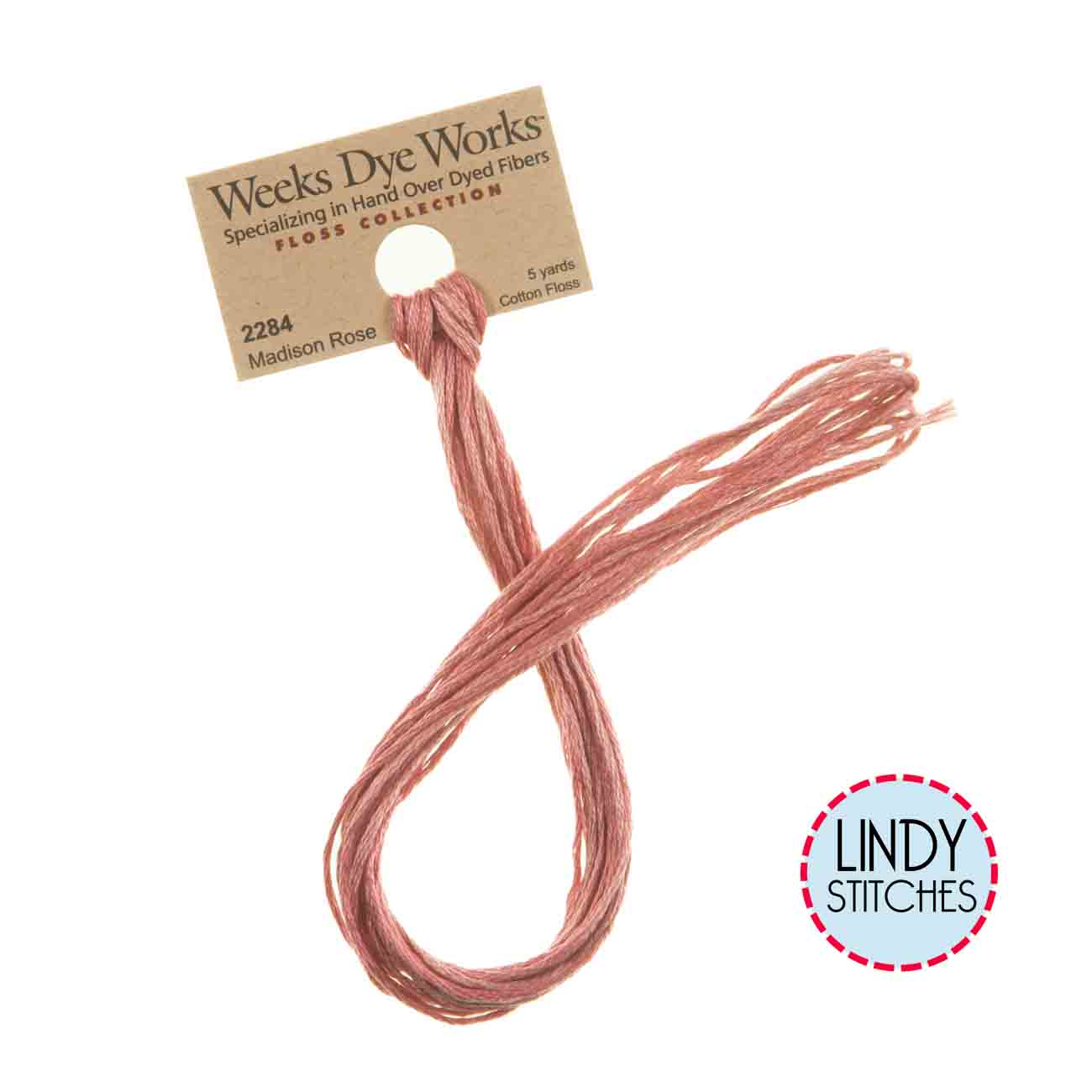 Madison Rose Weeks Dye Works Floss Hand Dyed Cotton Skein 2284
