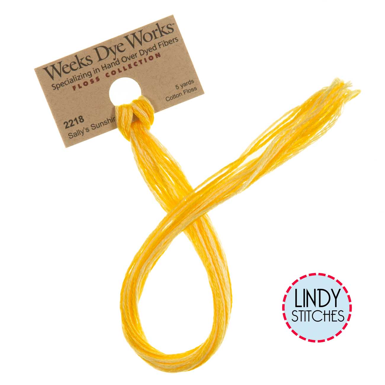 Sally's Sunshine Weeks Dye Works Floss Hand Dyed Cotton Skein 2218