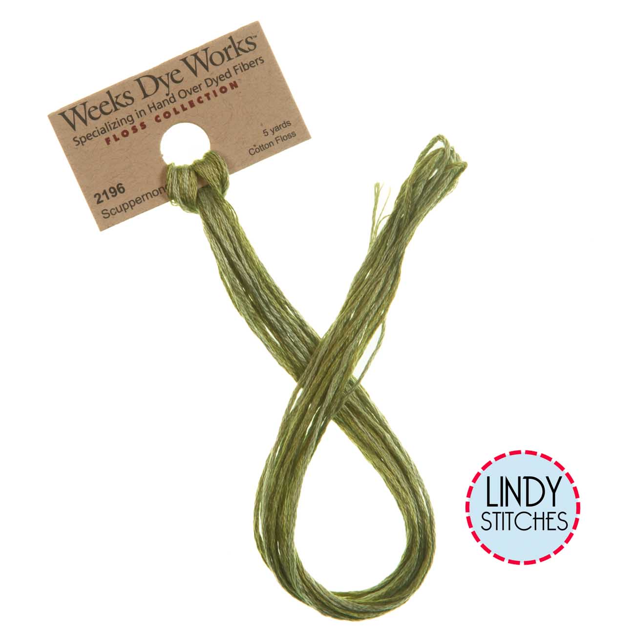 Scuppernong Weeks Dye Works Floss Hand Dyed Cotton Skein 2196