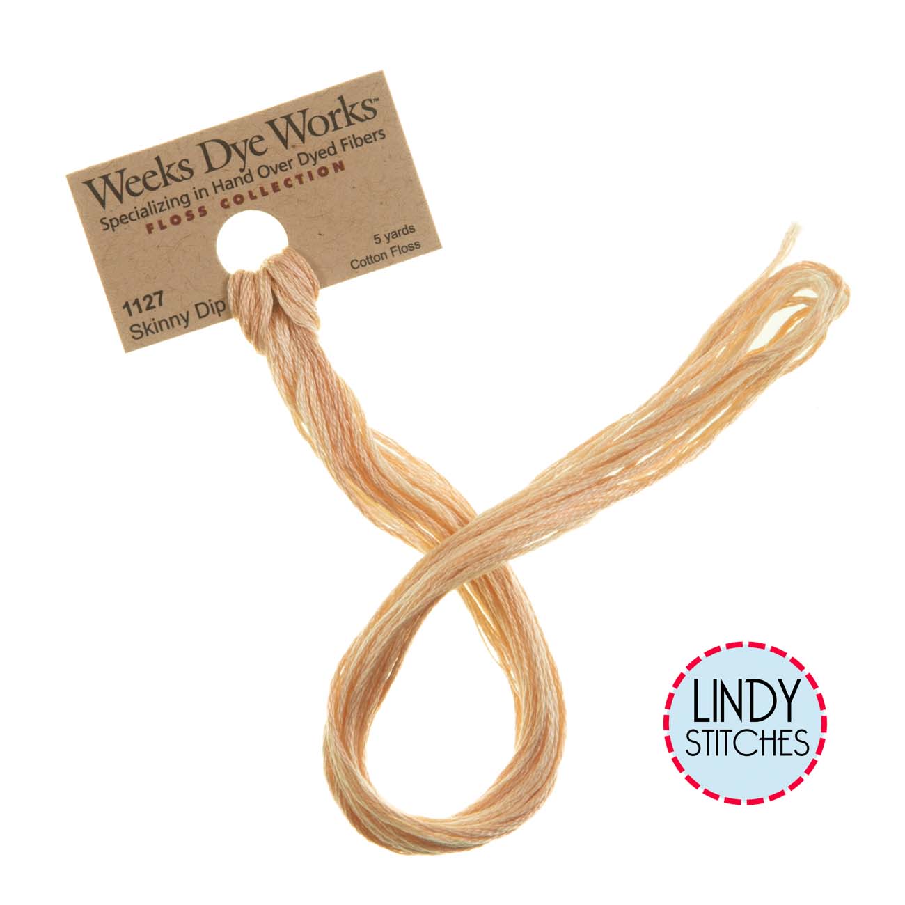 Skinny Dip Weeks Dye Works Floss Hand Dyed Cotton Skein 1127