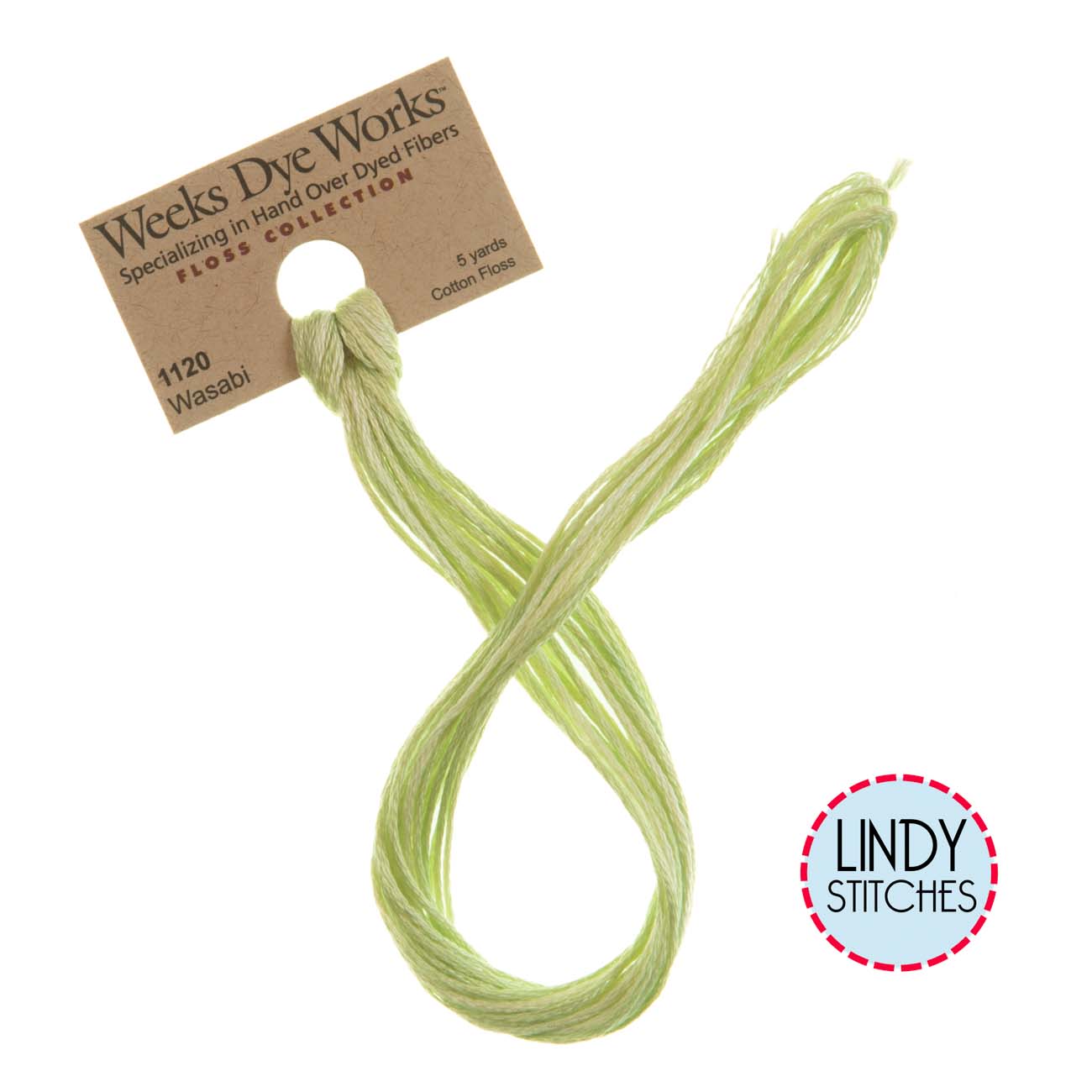 Wasabi Weeks Dye Works Floss Hand Dyed Cotton Skein 1120