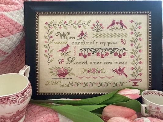When Cardinals Appear JBW Designs Cross Stitch Pattern
