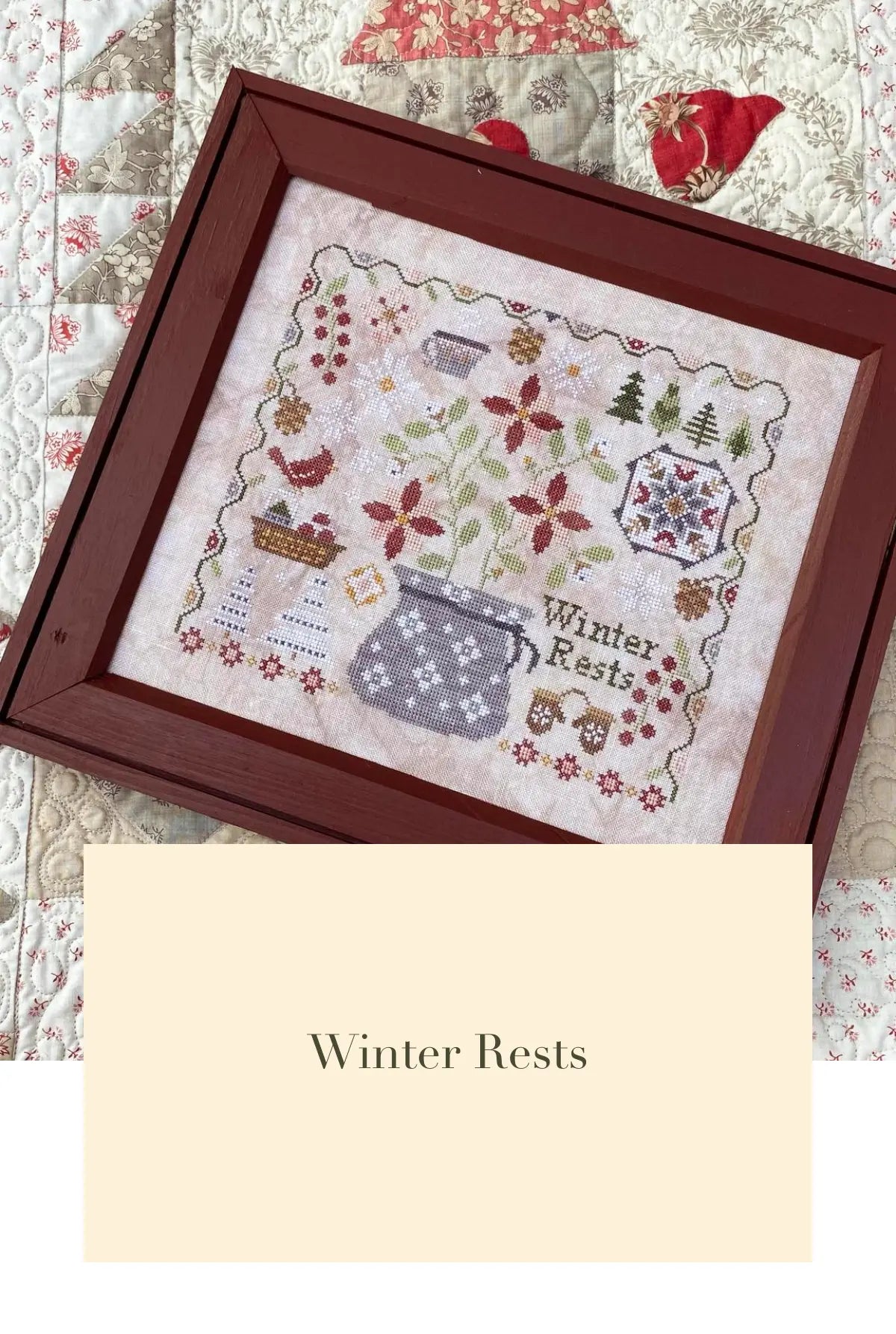 PREORDER Blueberry Ridge WINTER RESTS Cross Stitch Pattern