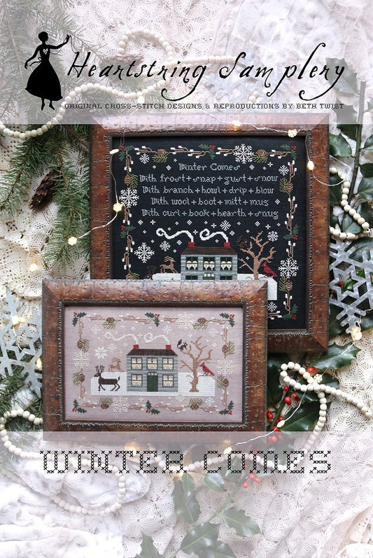 Winter Comes Cross Stitch Pattern by Heartstring Samplery
