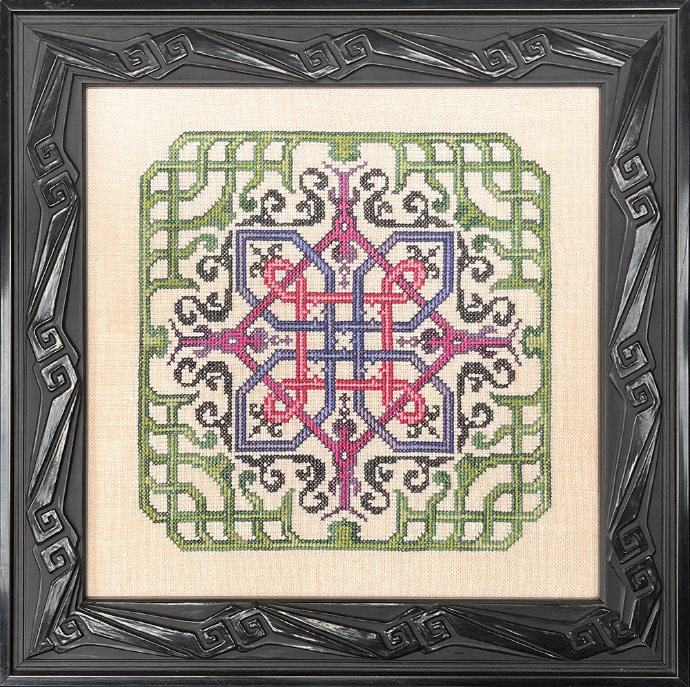 SALE Woven Clover Cross Stitch Pattern by Ink Circles