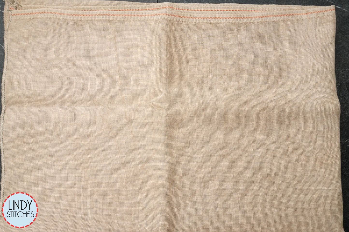 32 Count Light Hazelnut Hand Dyed Belfast Linen by Xjudesign