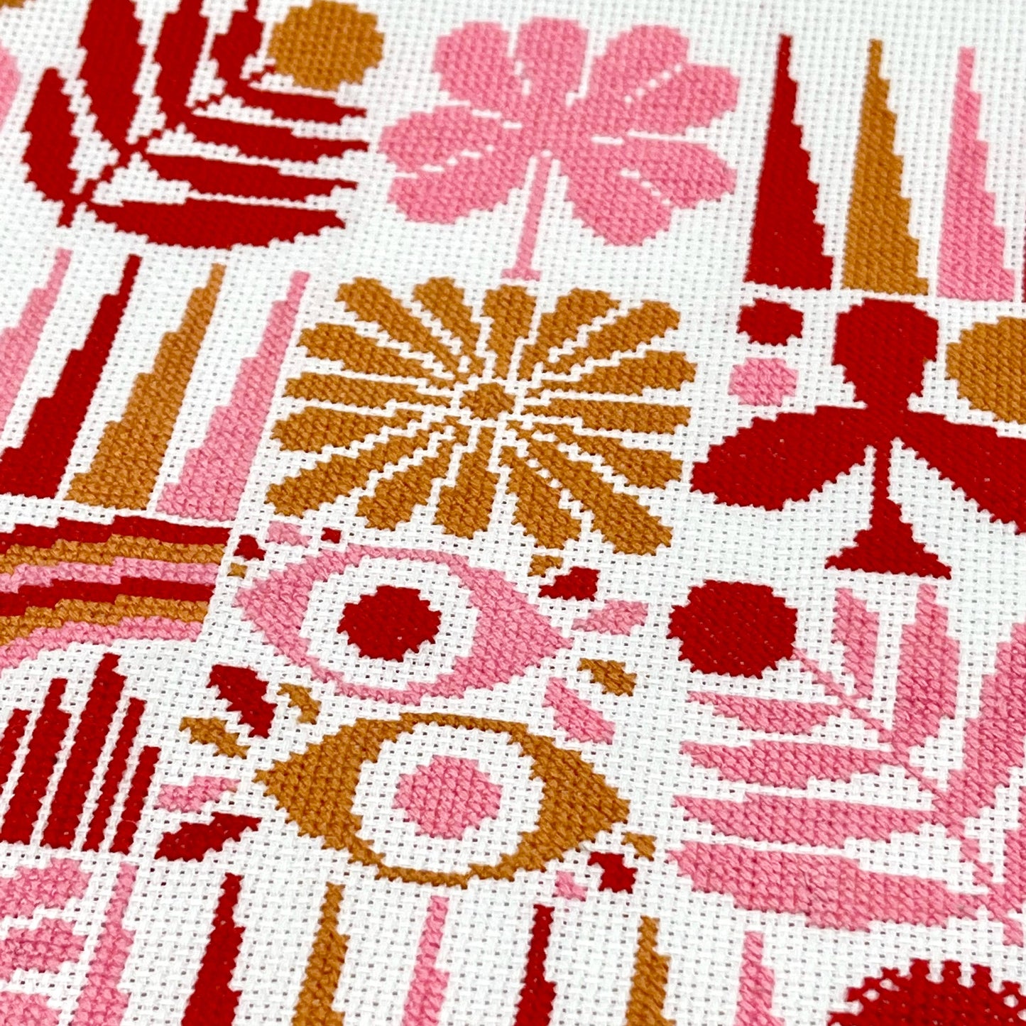 Harvest Grid Lisa Congdon Cross Stitch Kit