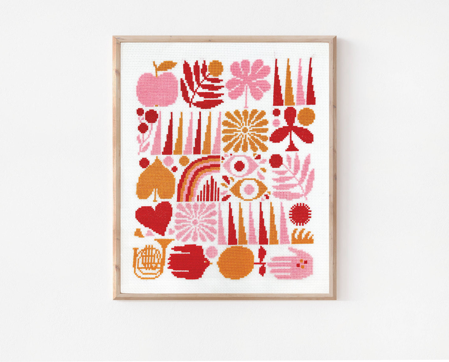 Harvest Grid Lisa Congdon Cross Stitch Kit