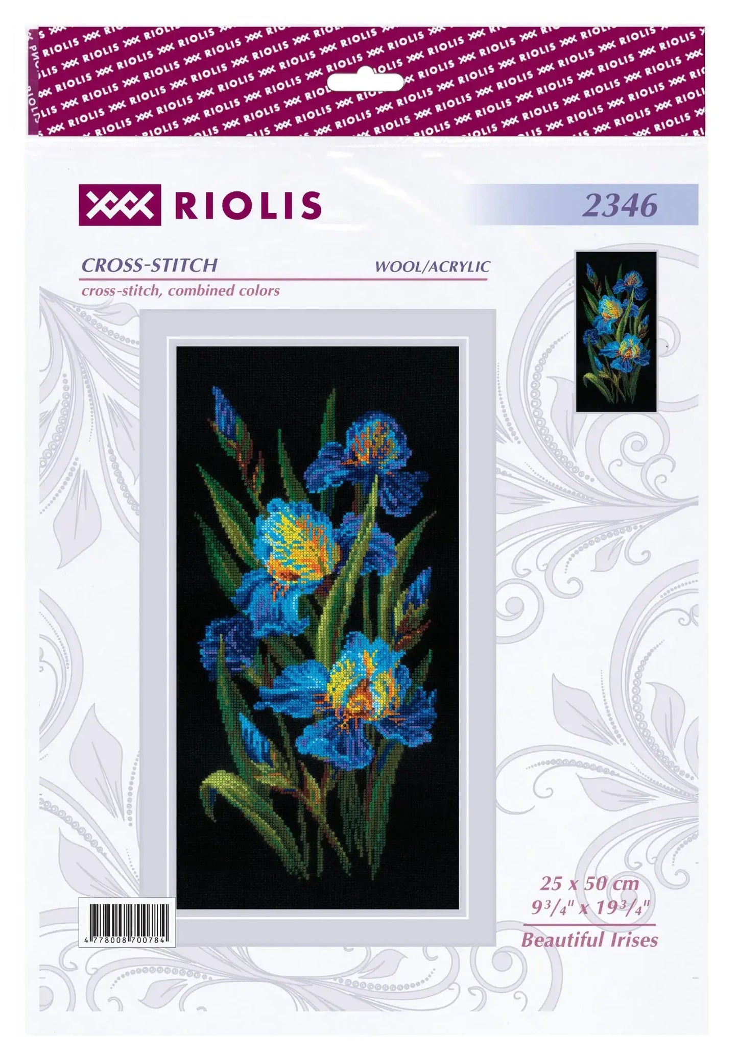 Beautiful Irises RIOLIS Counted Cross Stitch Kit 2346