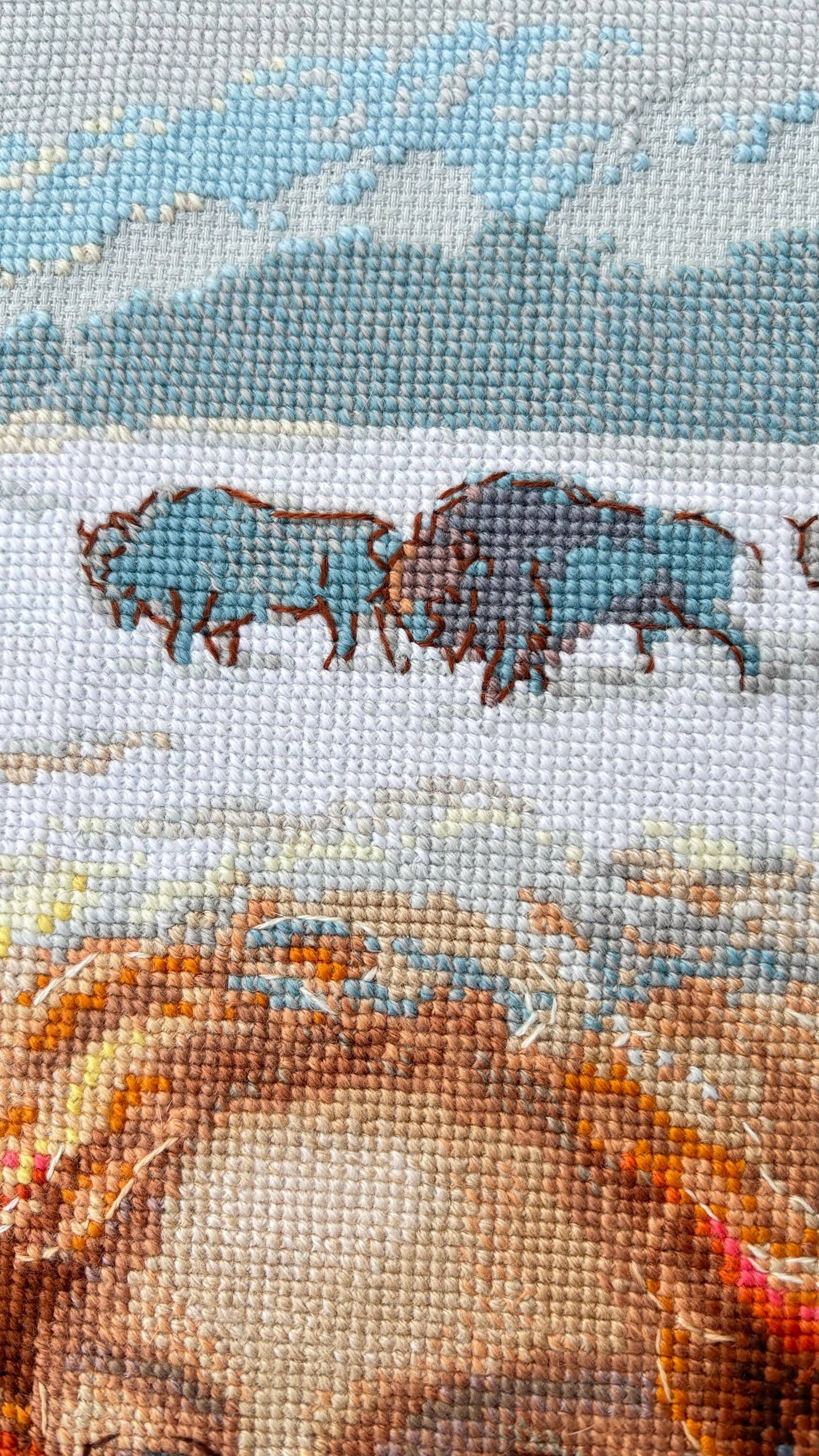 Mother Nature Earth Cross Stitch Kit from Aine A1003