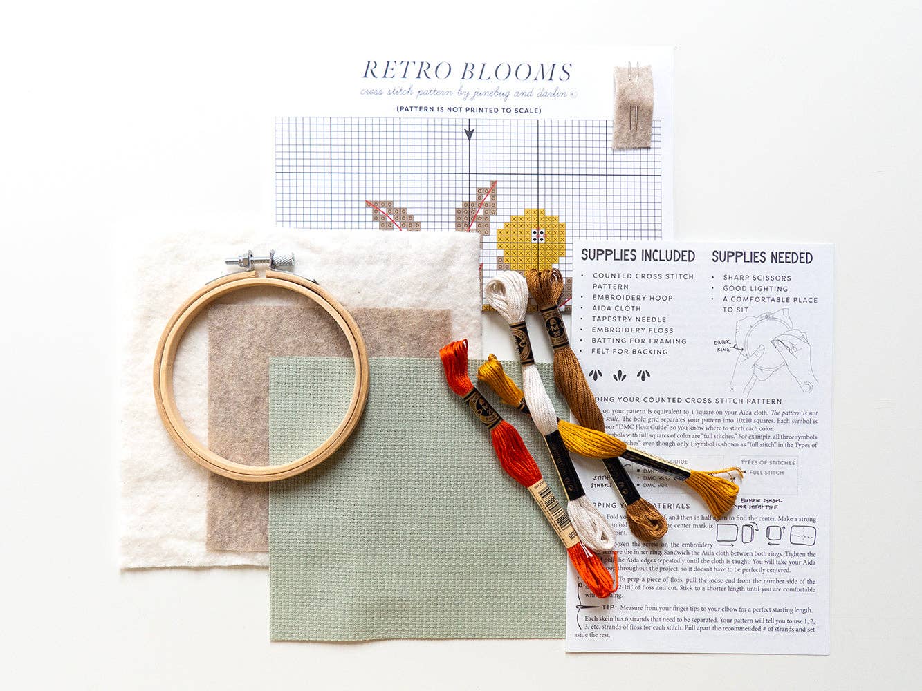 Retro Blooms Kit Beginner Friendly