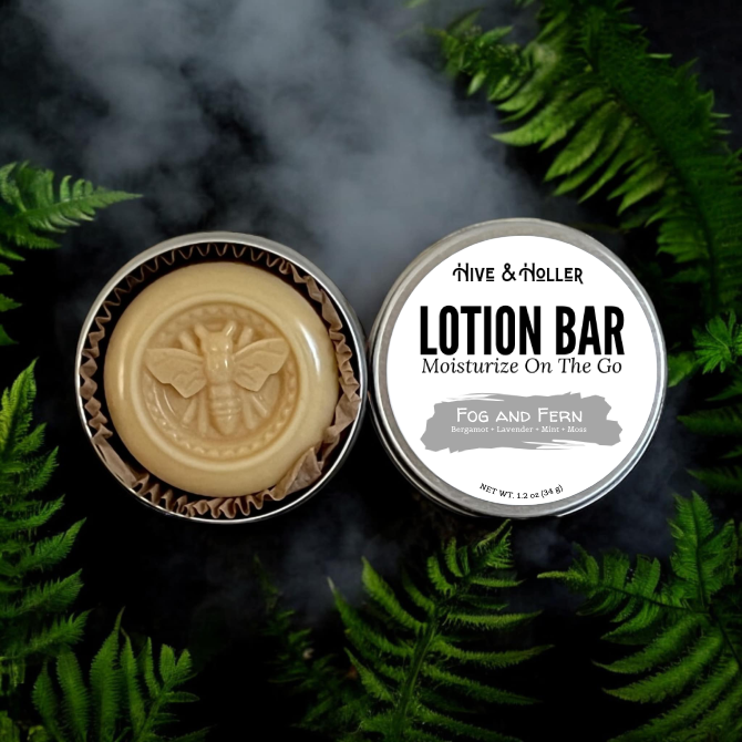 Fog and Fern Solid Lotion Bar for Crafty Hands