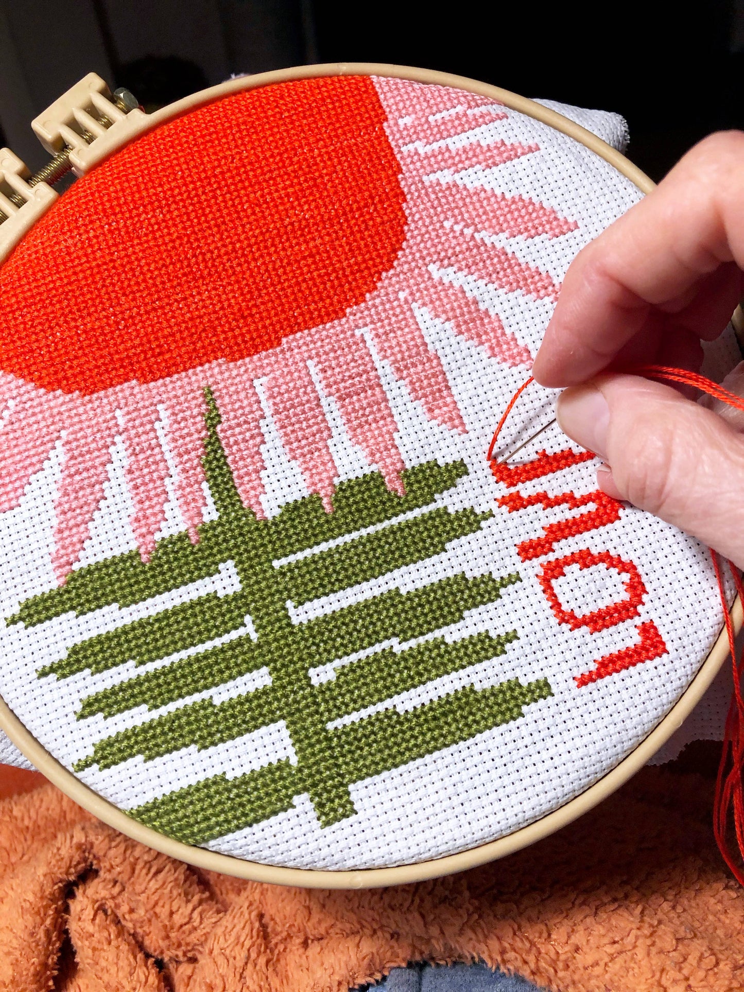 LOVE Lisa Congdon Full Cross Stitch Kit