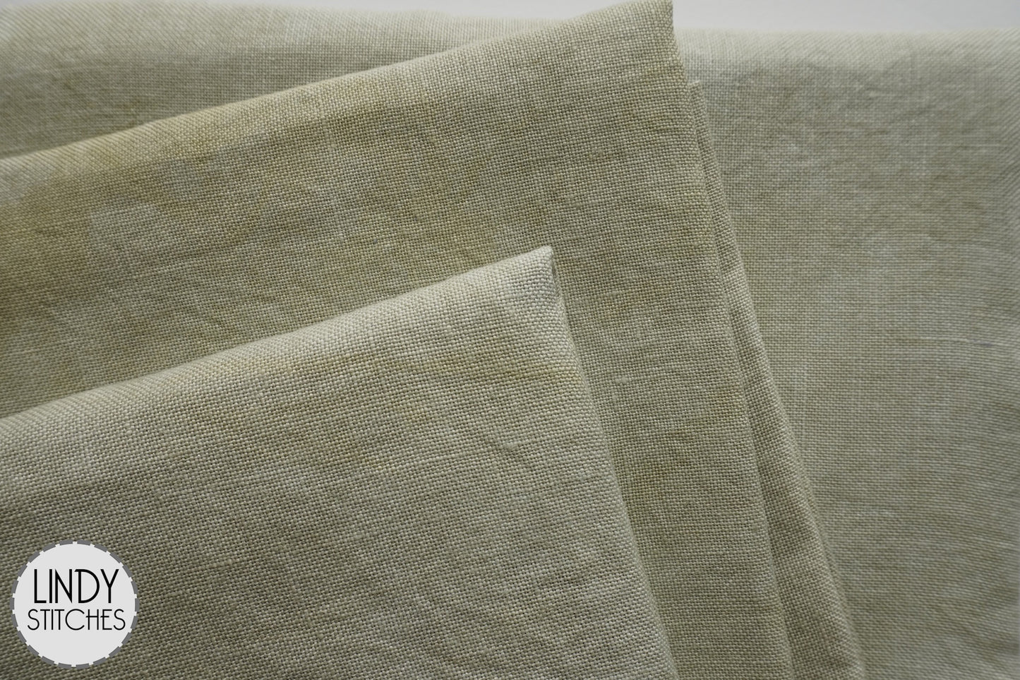 40 count SMOKY QUARTZ linen Fiber on a Whim Hand Dyed Fabrics