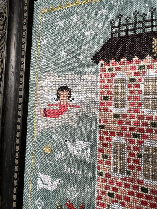 PREORDER O Holy Night Cross Stitch Pattern by Annie Beez Folk Art