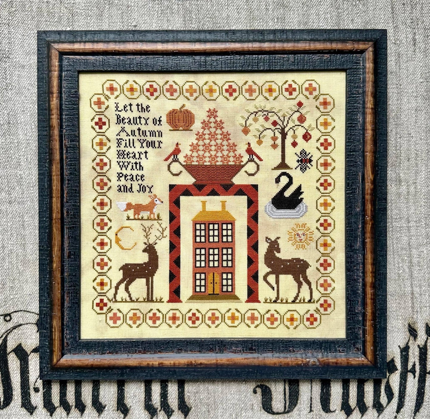 The Beauty of Autumn Kathy Barrick Cross Stitch Pattern