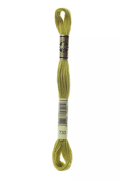 733 DMC Six Strand Cotton Embroidery Floss