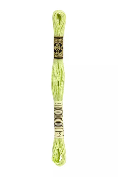 15 DMC Six Strand Cotton Embroidery Floss