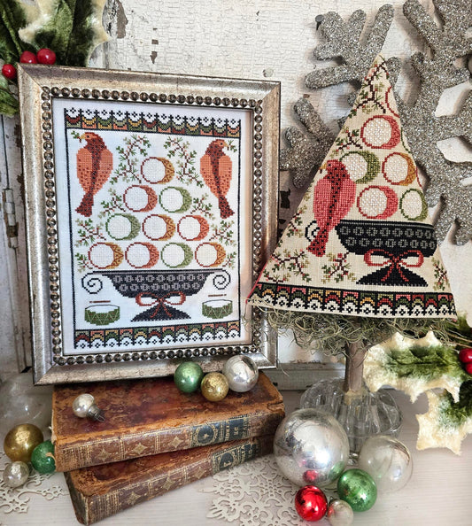Twelfth Day of Christmas Cross Stitch Pattern by Hello from Liz Mathews Nashville Market