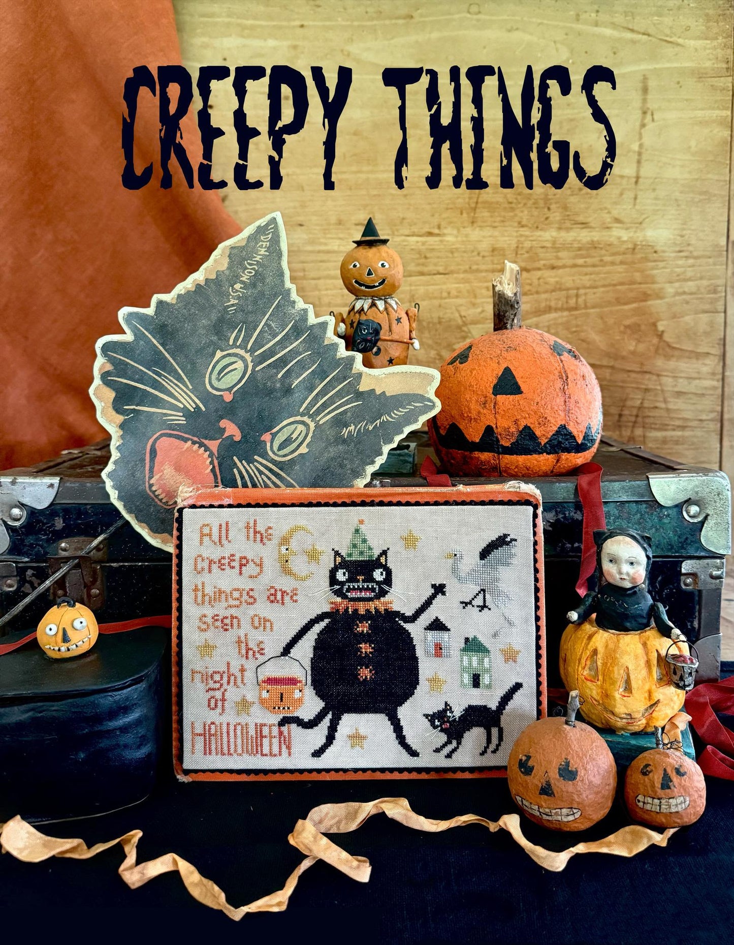 PREORDER Teresa Kogut HELLO MIDNIGHT BOOK Cross Stitch Patterns 8 designs!