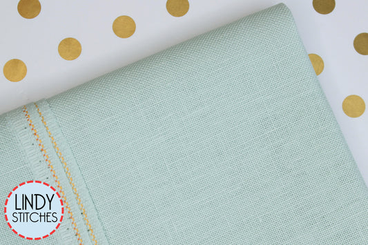 28 count Green Sapphire Cashel Linen by Zweigart Cross Stitch Fabric