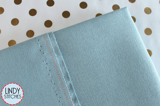 32 count Slate Blue Lugana by Zweigart Evenweave Cross Stitch Fabric