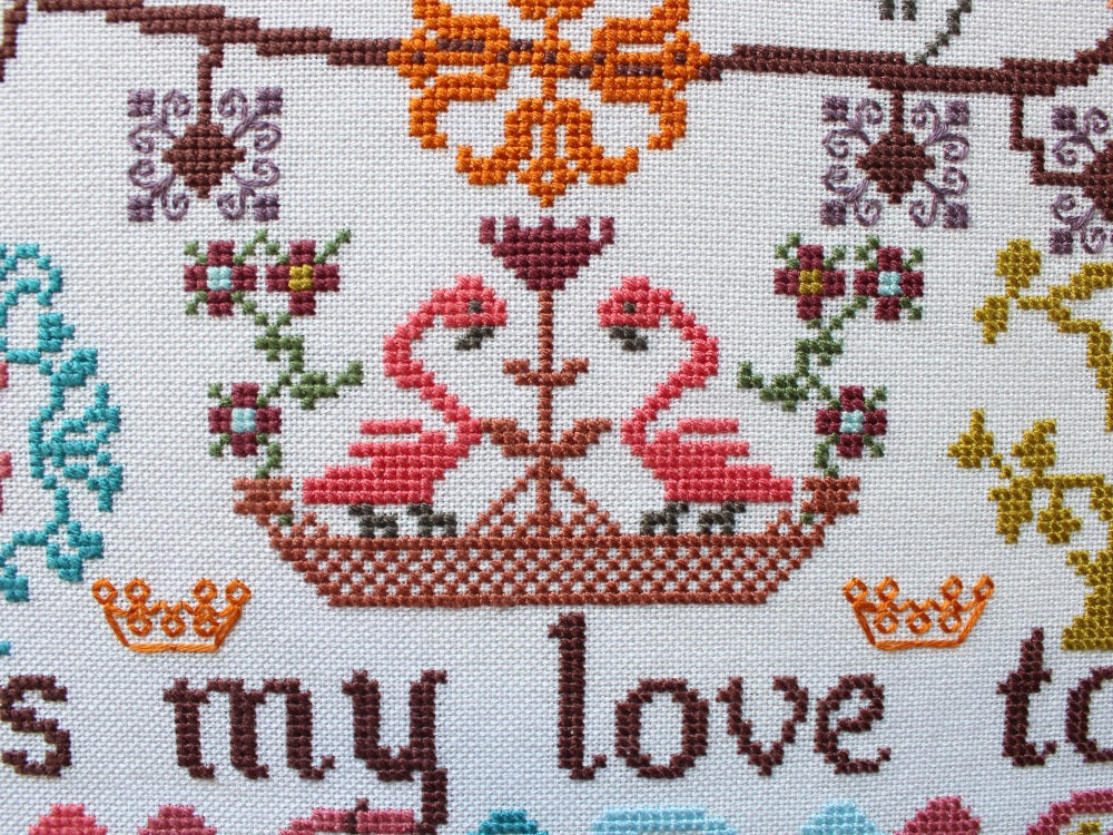Birds to the Boughs Cross Stitch Pattern by Lindy Stitches