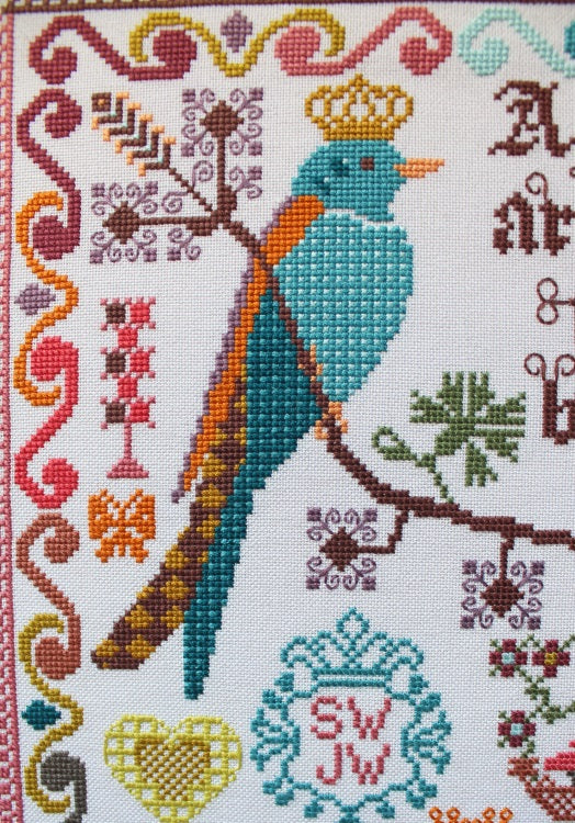 Birds to the Boughs Cross Stitch Pattern by Lindy Stitches