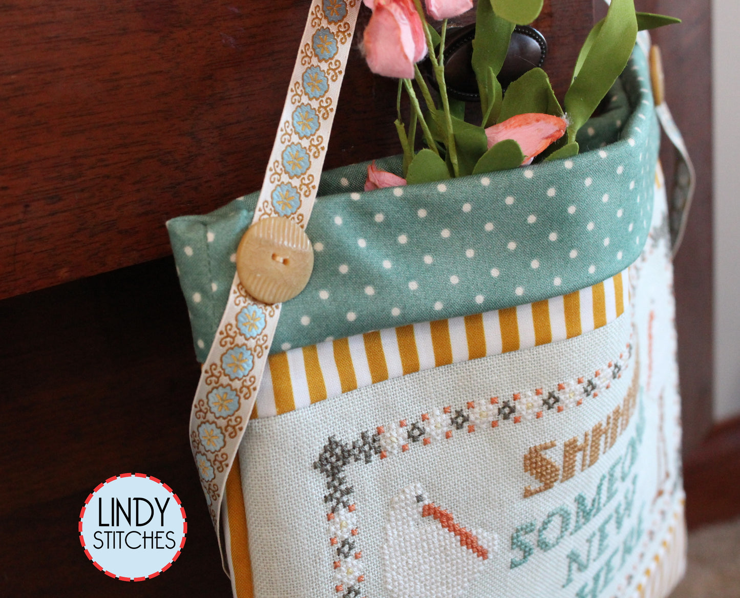 Little Stranger Birth Sampler Set Cross Stitch Patterns by Lindy Stitches Physical Copy