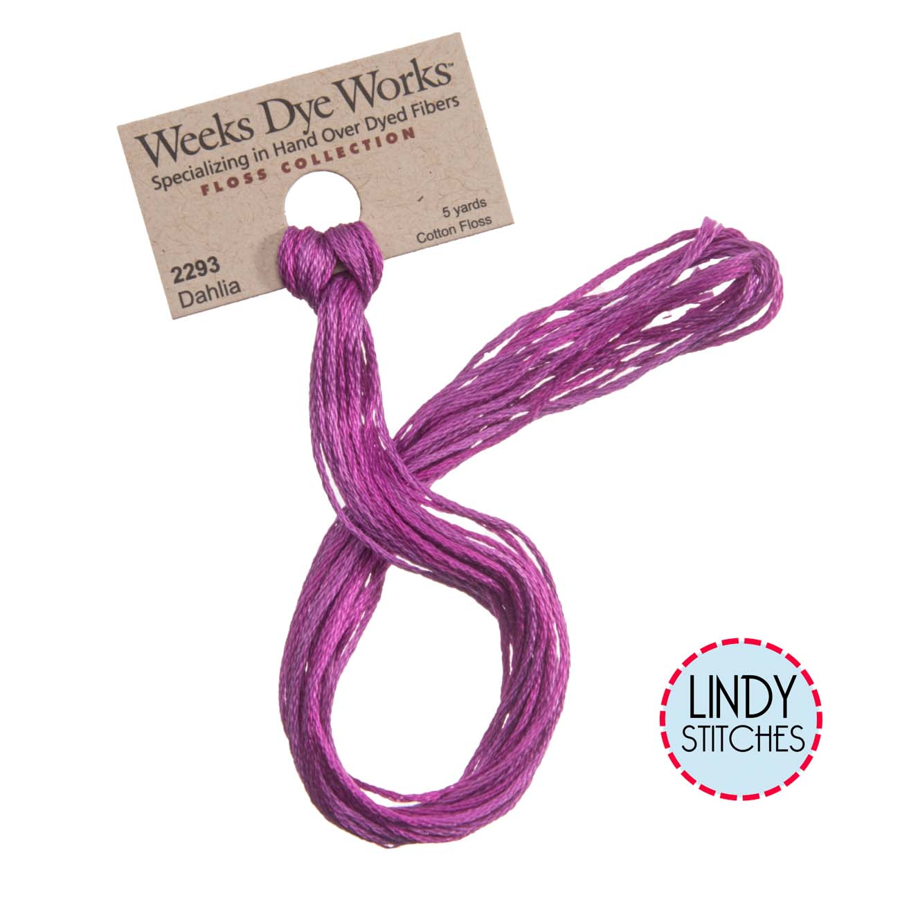 Dahlia Weeks Dye Works Floss Hand Dyed Cotton Skein 2293