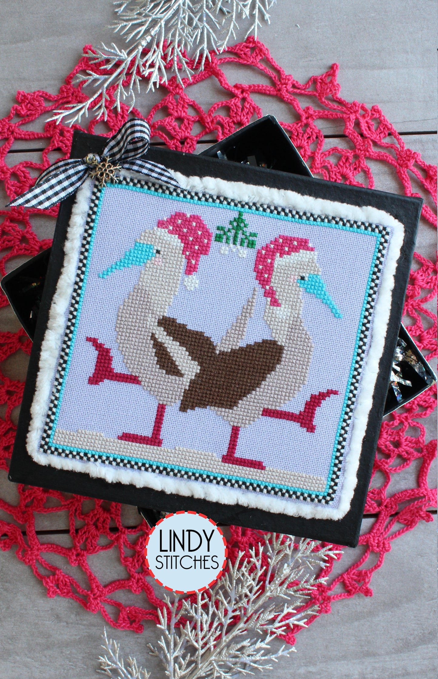 December Dance Cross Stitch Pattern Lindy Stitches Christmas PDF