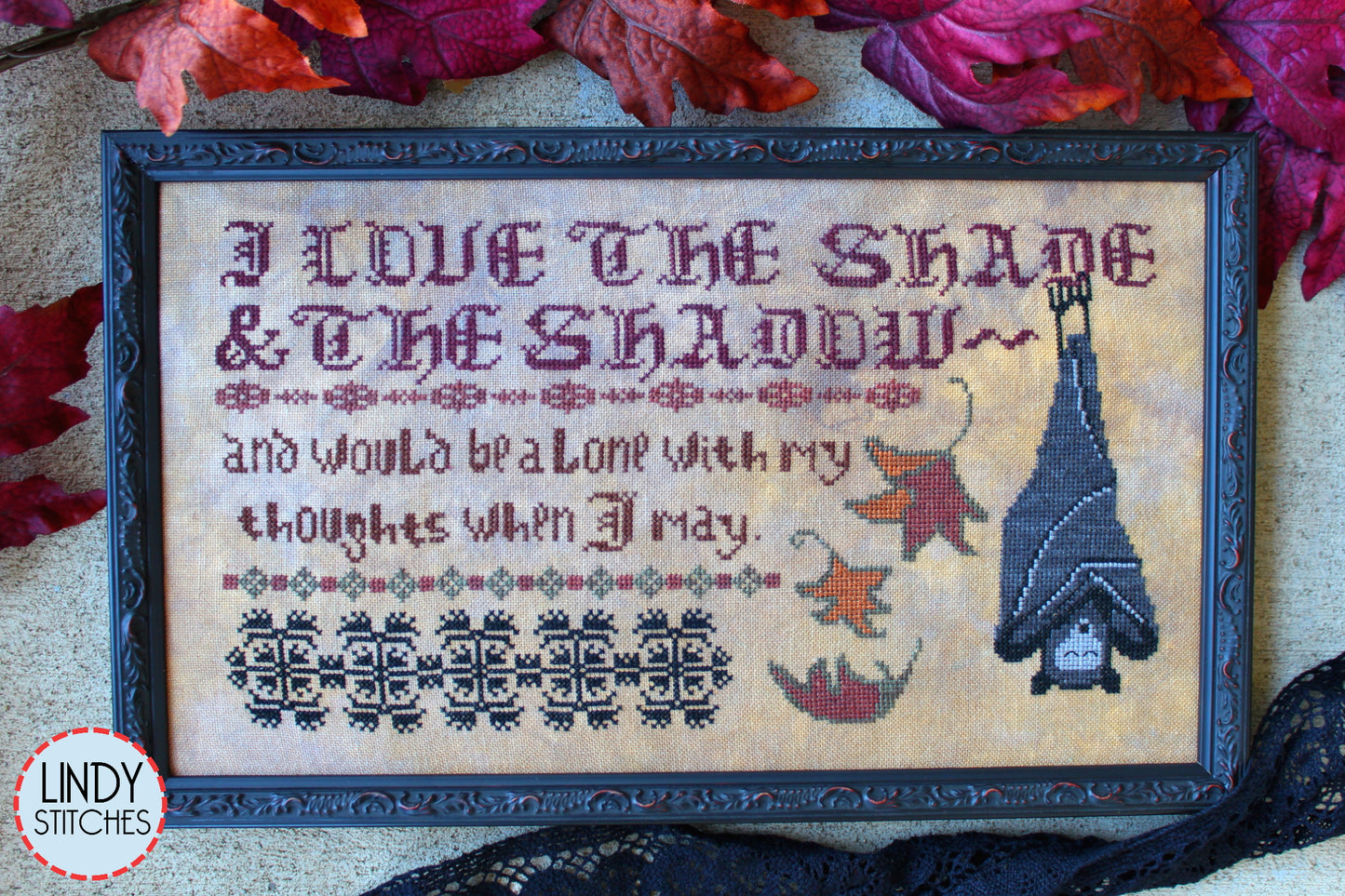 Dracula's Confession Cross Stitch Chart by Lindy Stitches