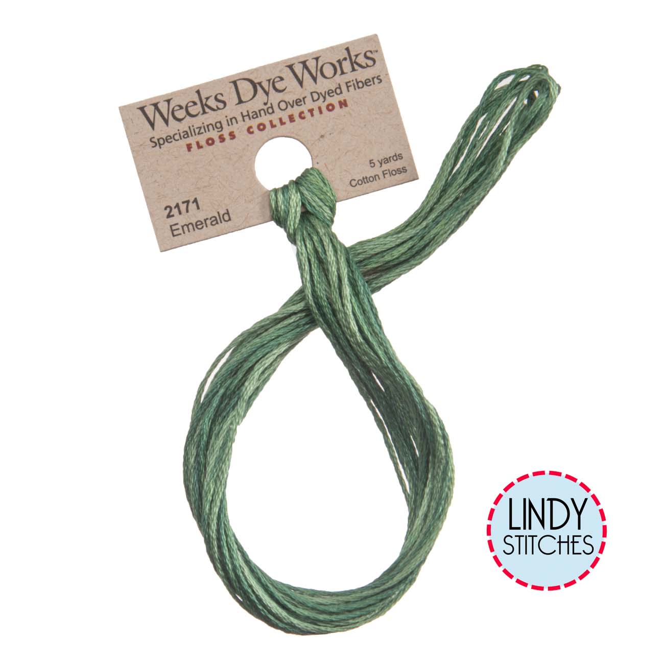 Emerald Weeks Dye Works Floss Hand Dyed Cotton Skein 2171
