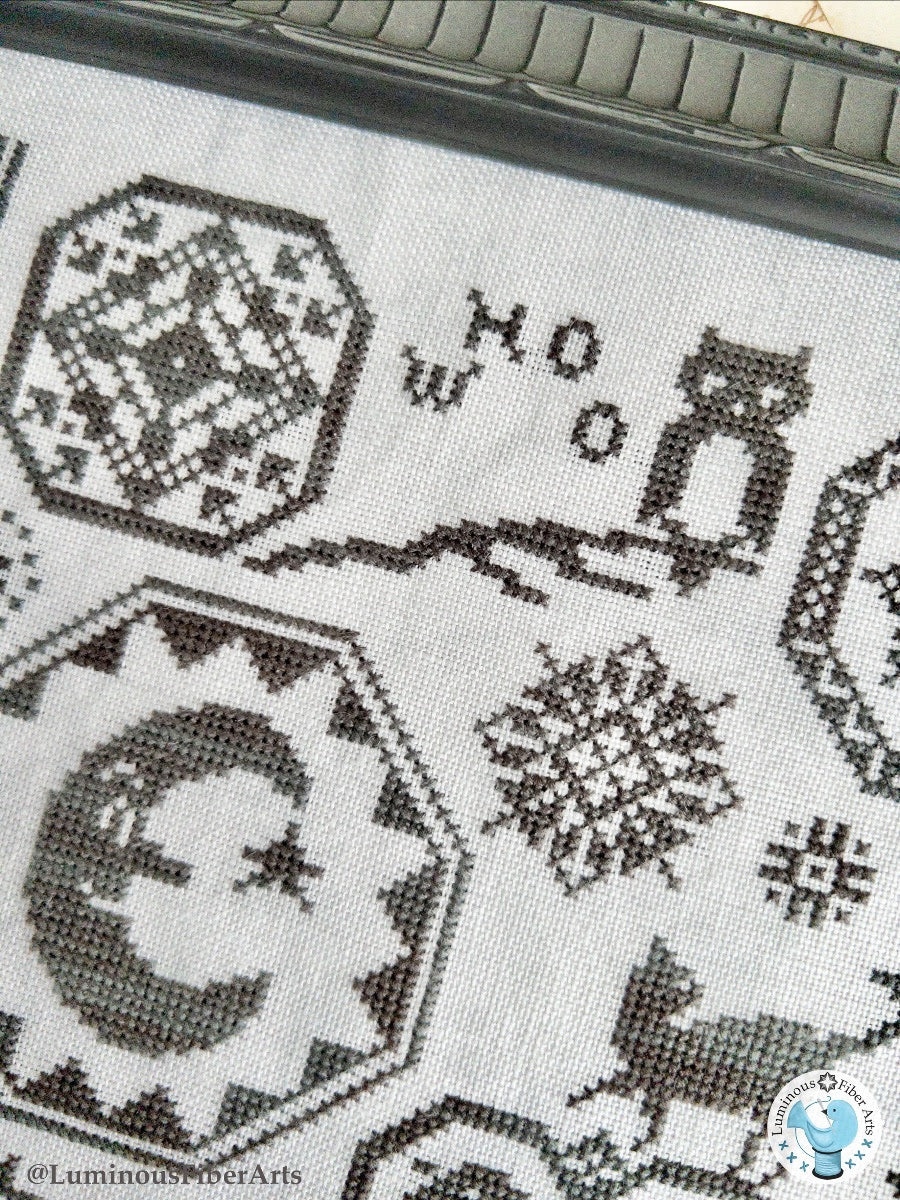 Enchanted Quaker Cross Stitch Pattern Luminous Fiber Arts