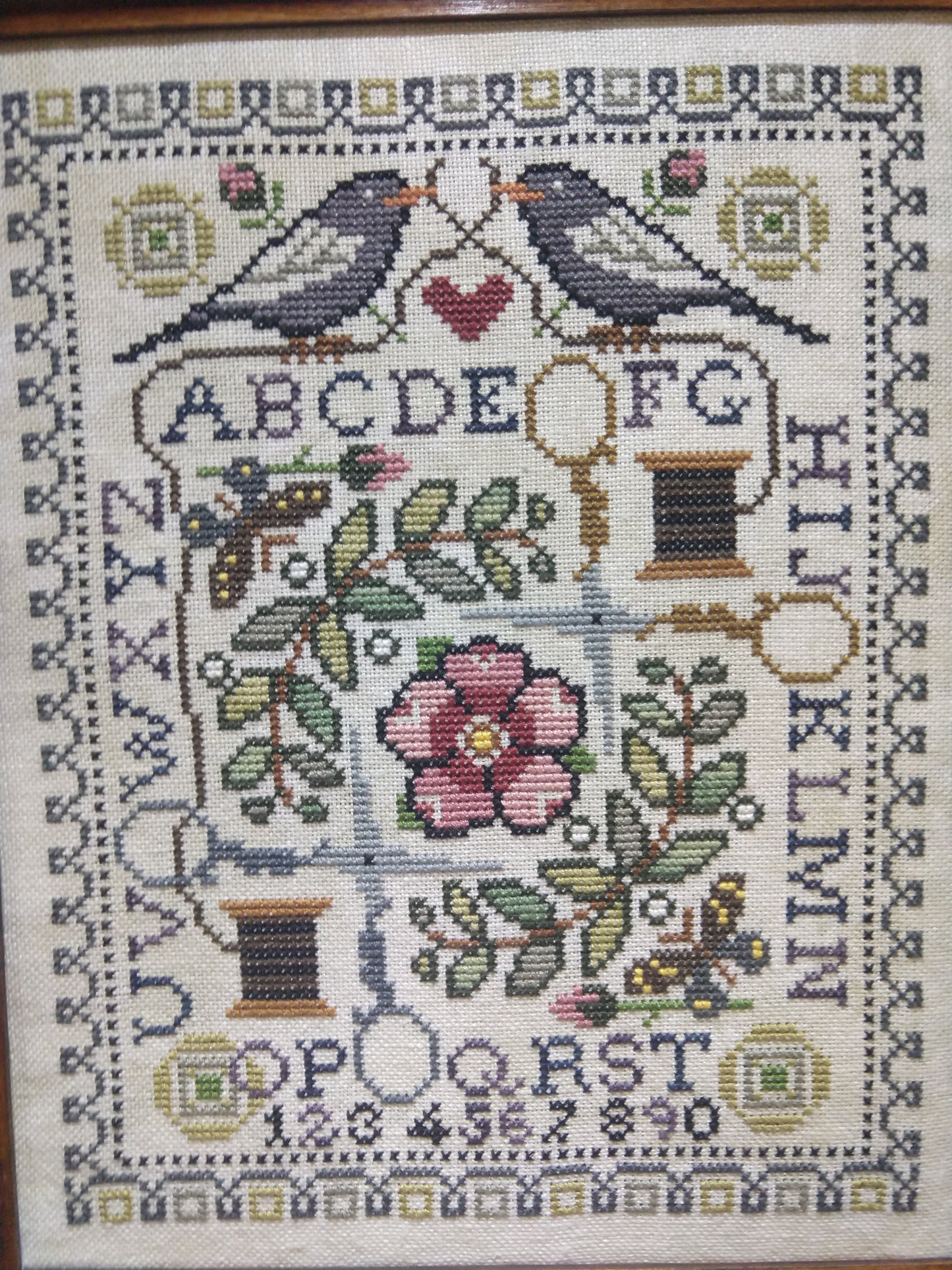 Scissor Sampler Cross Stitch Pattern by Tellin Emblem Physical Copy