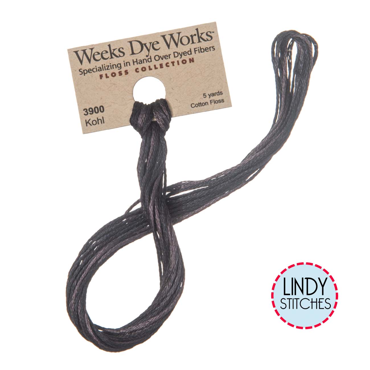 Kohl Weeks Dye Works Floss Hand Dyed Cotton Skein 3900