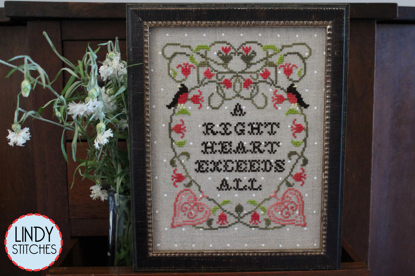 Let Me Not Forget Cross Stitch Pattern by Lindy Stitches
