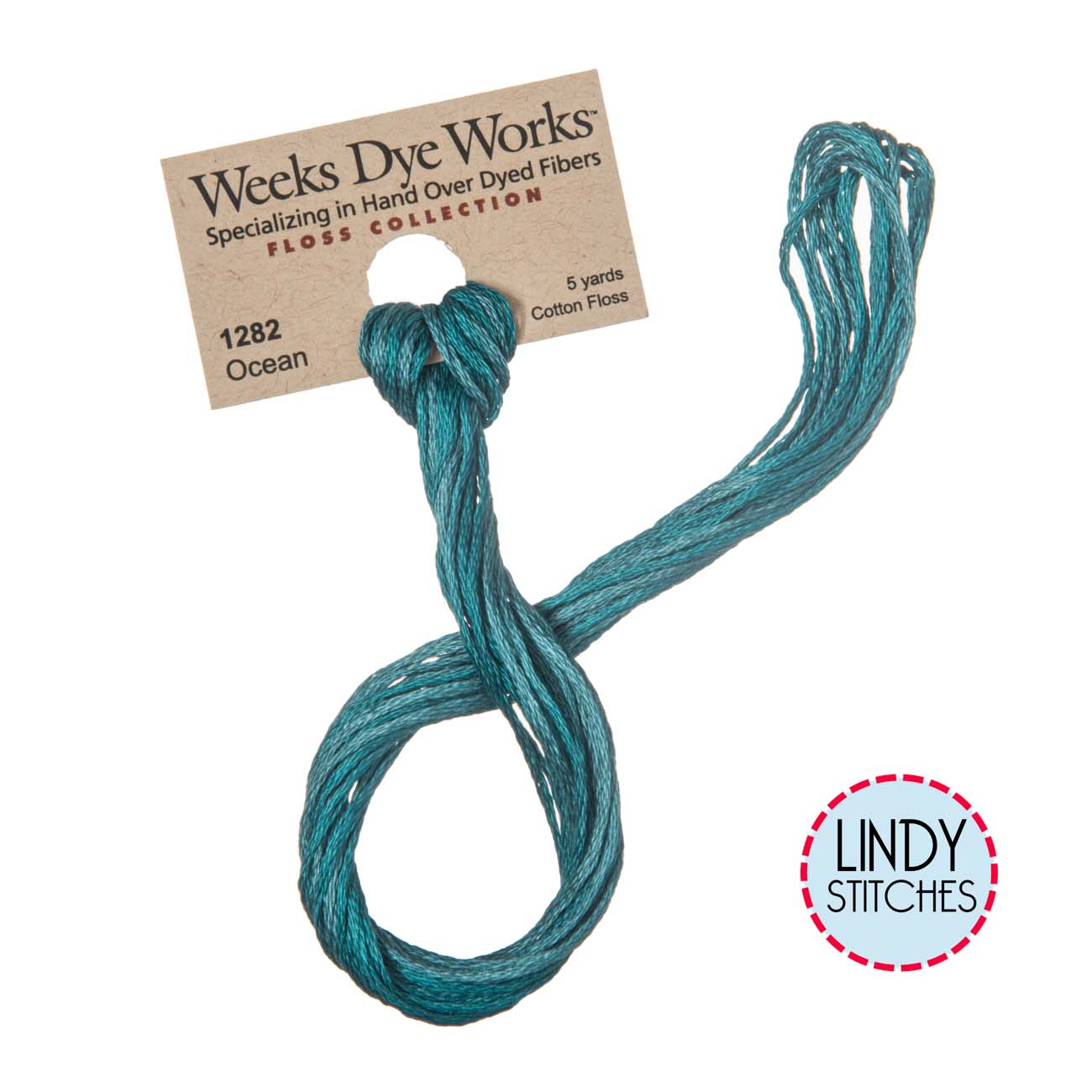 Ocean Weeks Dye Works Floss Hand Dyed Cotton Skein 1282