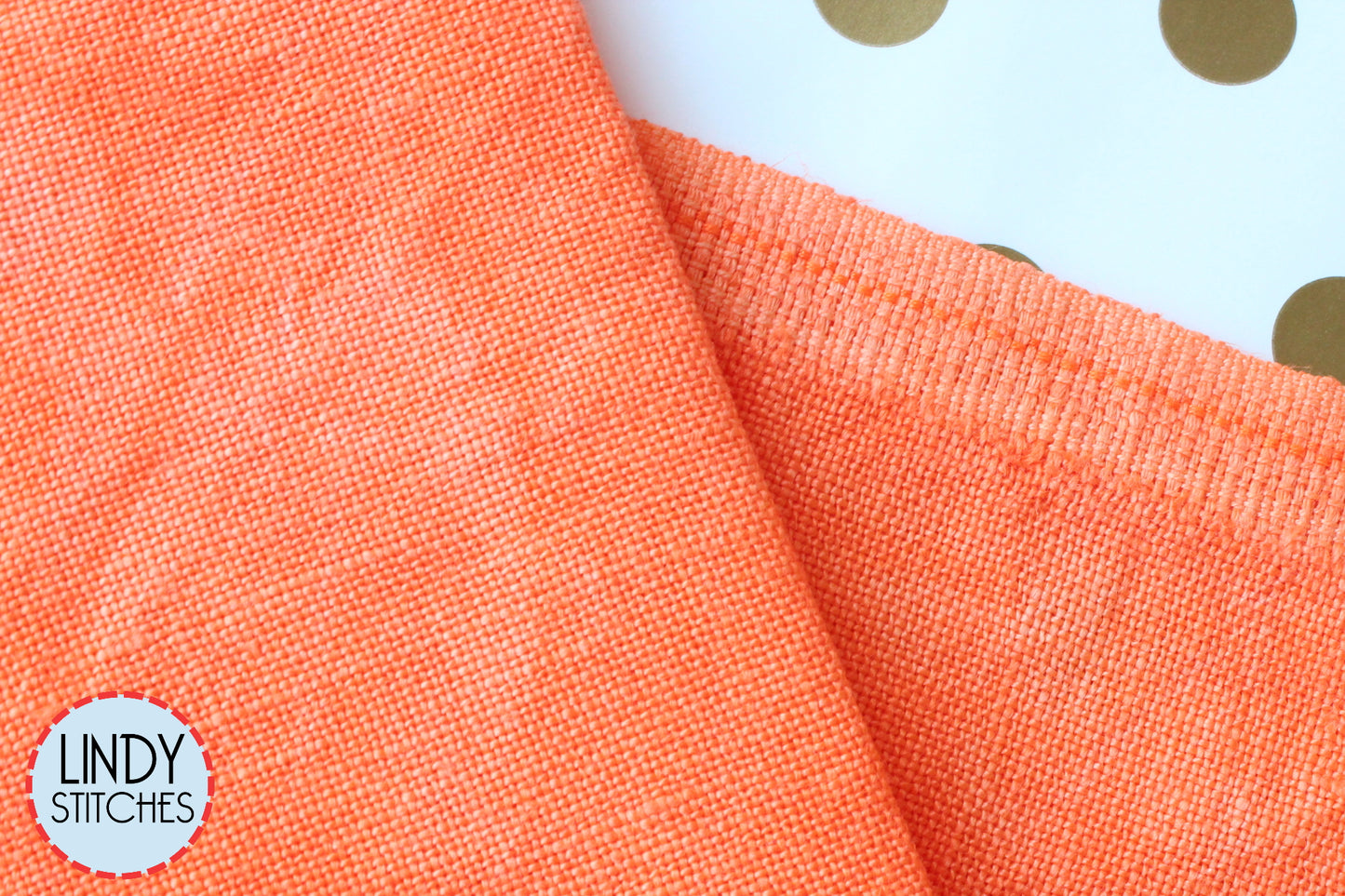 32 Count Papyaloupe Linen by Colour and Cotton Fat Quarter