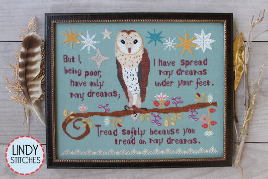 Tread Softly Cross Stitch Pattern Lindy Stitches PDF