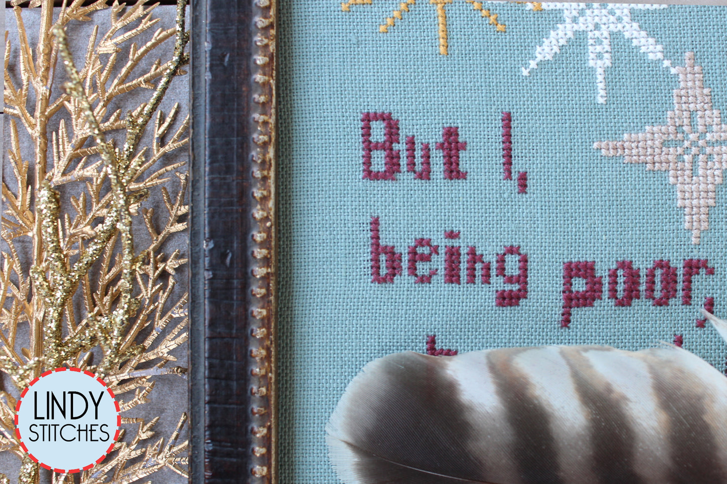 Tread Softly Cross Stitch Pattern Lindy Stitches PDF