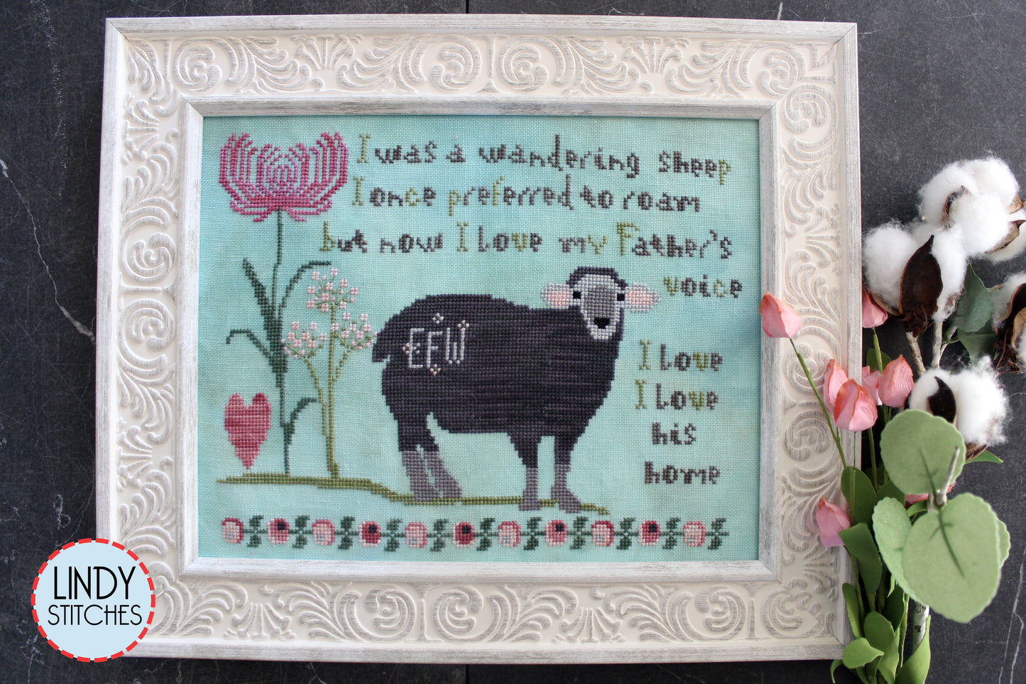 Wandering Sheep Cross Stitch Pattern by Lindy Stitches