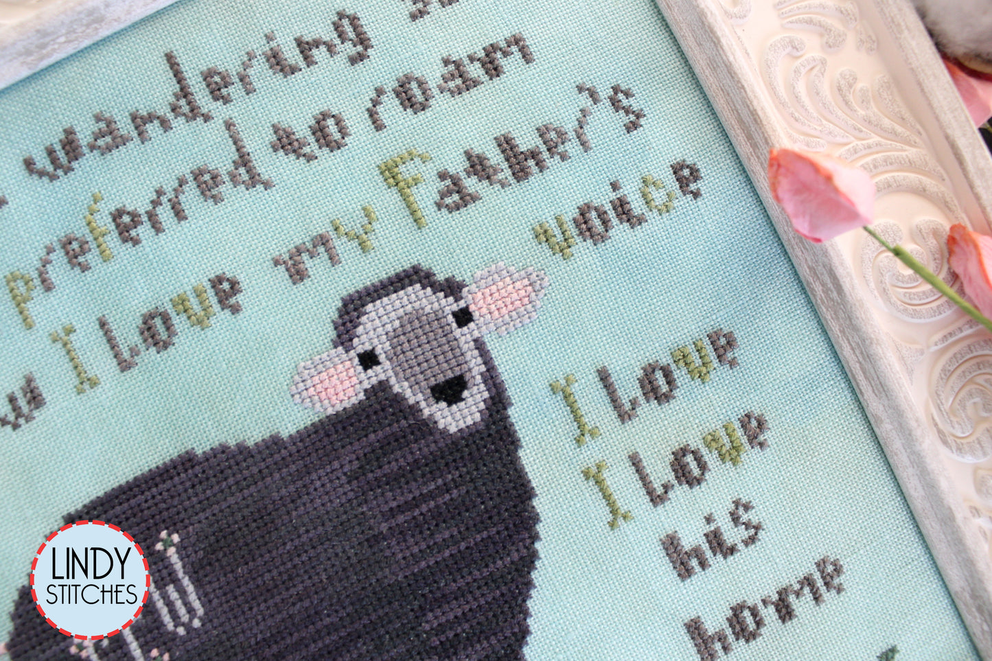 Wandering Sheep Cross Stitch Pattern by Lindy Stitches