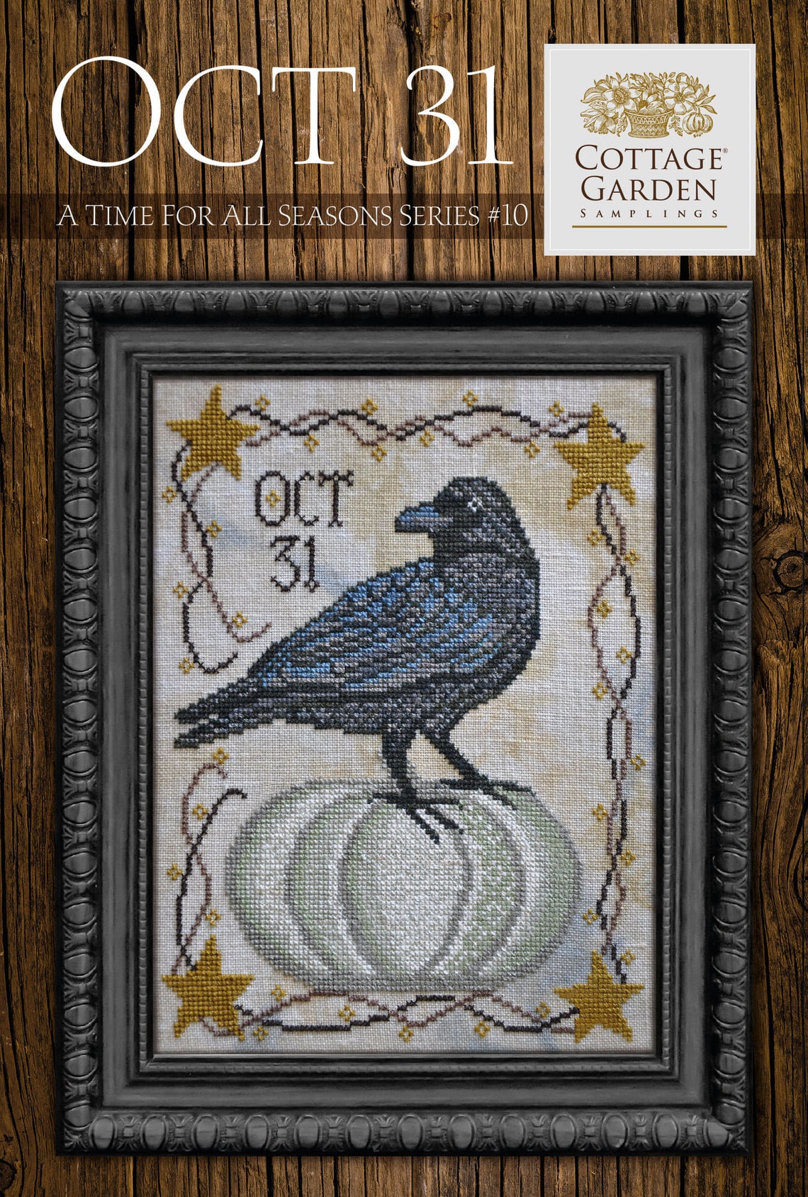 Oct 31 by Cottage Garden Samplings Cross Stitch Pattern PHYSICAL copy